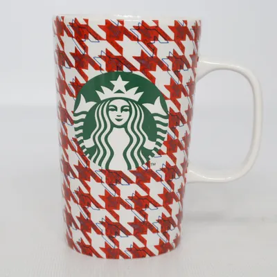 Mugg (Vit, Röd) från Starbucks