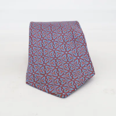Cravate (Violet, Bleu, Multicolore) de Hermès Soie