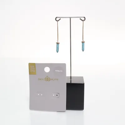Earrings (Green, Gold) from Bijou Brigitte Silver