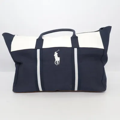 Weekendbag (Blå, Vit) från Polo Ralph Lauren Bomull, Polyuretan