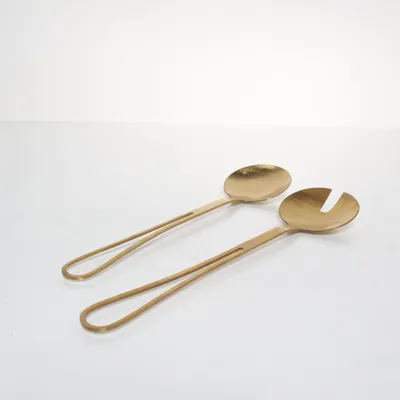 Salladsbestick (Guldfärgad)