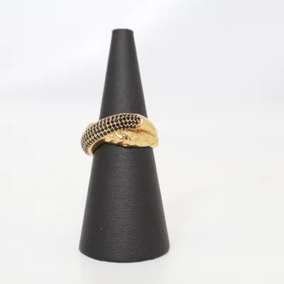 Ring (Gold, Black) from Safira Silver