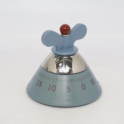 Minuteur (Bleu, Argent) de Alessi