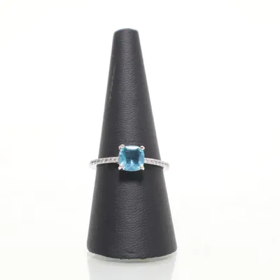 Ring (Silver, Blue) Silver
