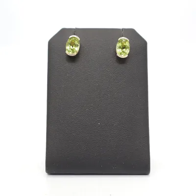 Örhängen (Guldfärgad, Grön) Guld