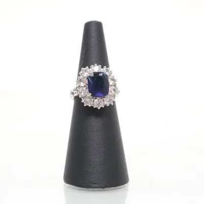 Ring (Silver, Blue) Silver