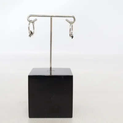 Ohrringe (Silber, Schwarz) Silber