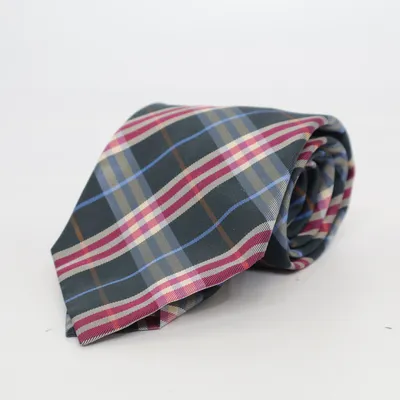 Tie (Black, Pink, Blue) from Burberry Silk