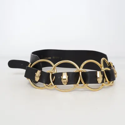 Riem (Zwart, Goud) van Cavalli Class Leer