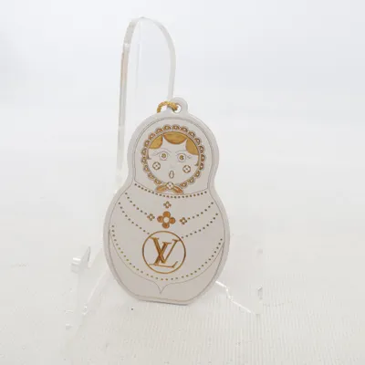 Weihnachtsbaumkugeln (Grau, Gold) von Louis Vuitton