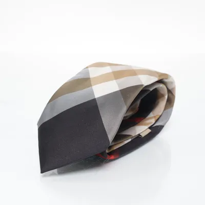 Stropdas (Beige, Meerkleurig) van Burberry Zijde