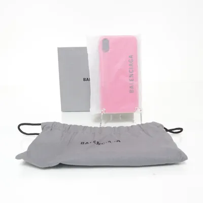 Telefoonhoesje (Cash iPhone X/XS Cas Grained Calf) van Balenciaga Leer