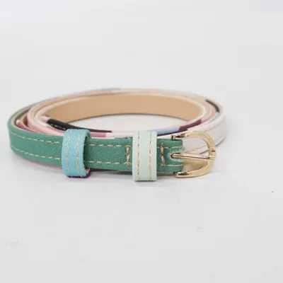 Ceinture (Multicolore) de Emilio Pucci Soie, Cuir