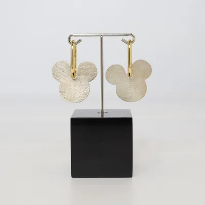 Boucles d'oreilles (Or, Argent) Argent