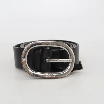 Ceinture (Noir) de Armani Jeans Cuir
