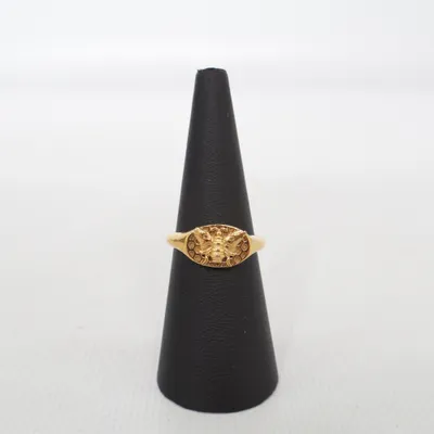 Signet ring (Gold) from Eve's Jewel Silver