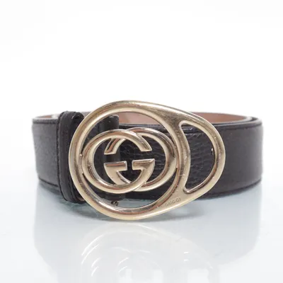 Riem (GG Buckle) van Gucci Leer