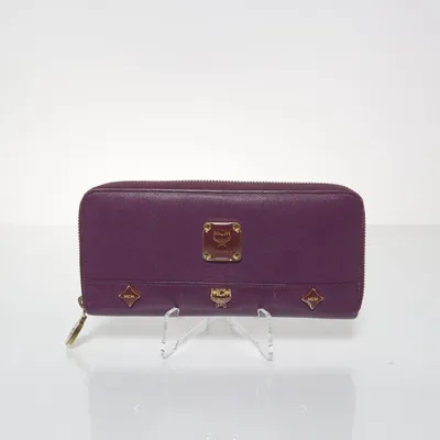 Portefeuille (Violet) de MCM Cuir