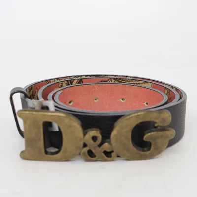 Ceinture (Noir) de Dolce & Gabbana Cuir