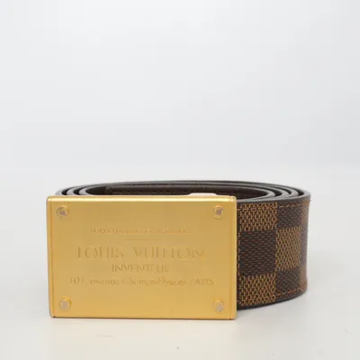 Ceinture (Initiales) de Louis Vuitton Cuir