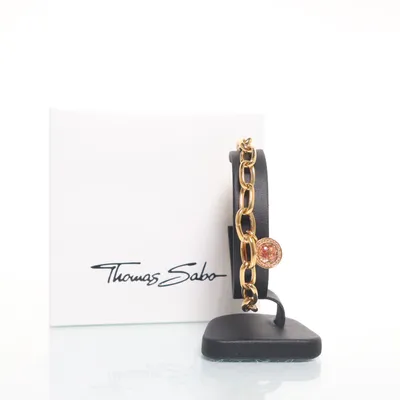 Bracelet (Gold, Brown) from Thomas Sabo Silver