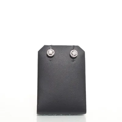 Örhängen (Silverfärgad, Vit) Silver