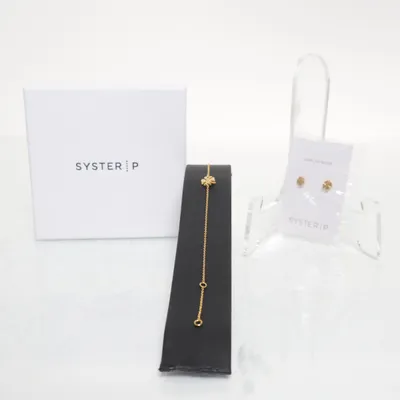 Smyckesset (Guldfärgad) från Syster P Silver