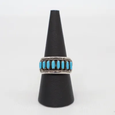 Ring (Zilver, Turquoise) Zilver
