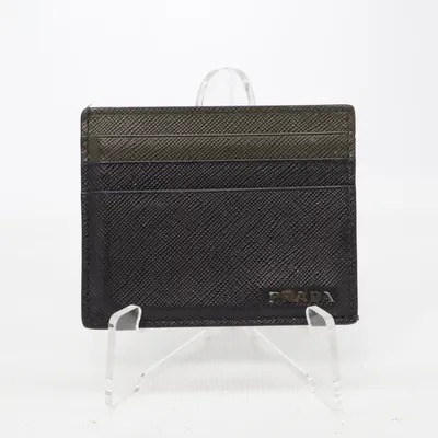 Wallet (Black, Green) from Prada
