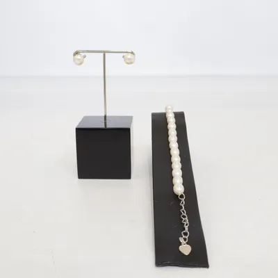 Jewelry set (White) Silver
