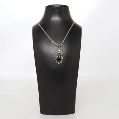 Collier (Argent, Noir) Argent