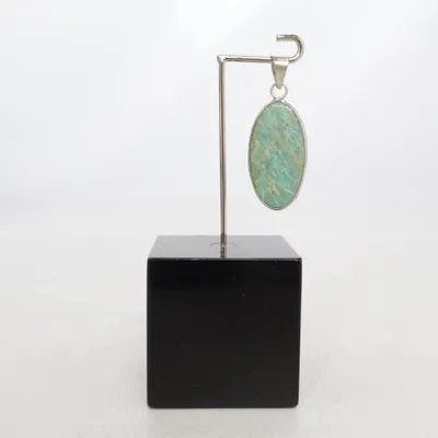 Hänge (Grön, Silverfärgad) från Edelstein Silver