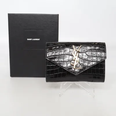 Portemonnee (Zwart) van Saint Laurent Leer
