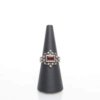 Ring (Zilver, Rood) Zilver