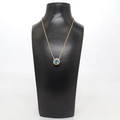 Ketting (Goud, Blauw) van AGL Zilver