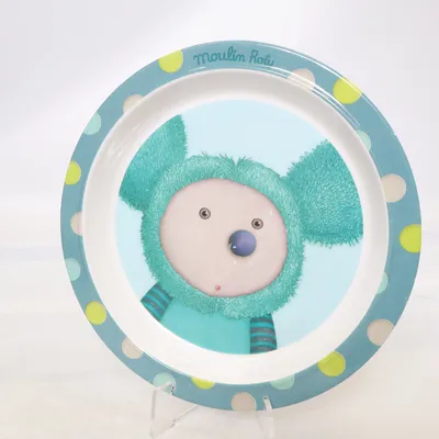 Barnservis (Blå, Vit, Grön) från Moulin Roty