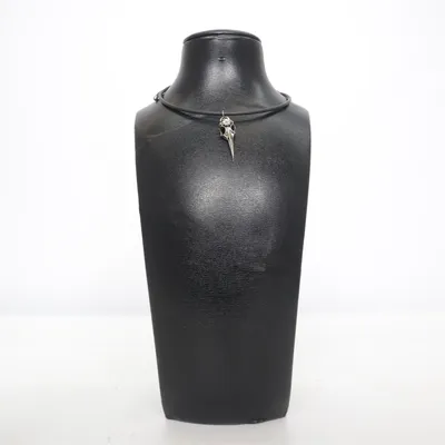 Choker (Zwart, Zilver) Onbekend materiaal