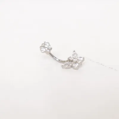 Piercingsmycke (Silverfärgad) Okänd metall