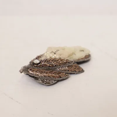 Brosch (Grå, Beige) från Hoss Intropia Okänd metall