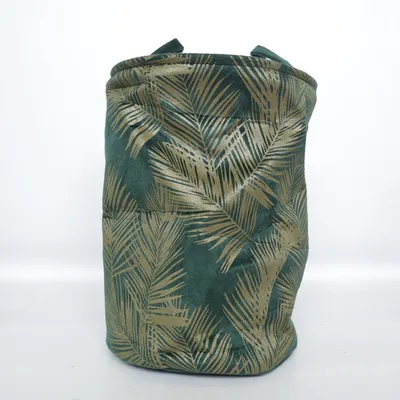 Laundry basket (Green, Gold)