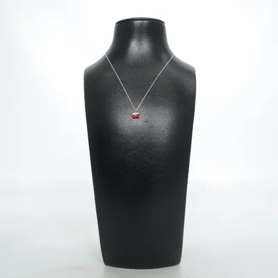 Necklace (Silver, Red) from Bijou Brigitte Silver