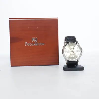 Polshorloge (Zilver, Blauw) van Pascal Hilton