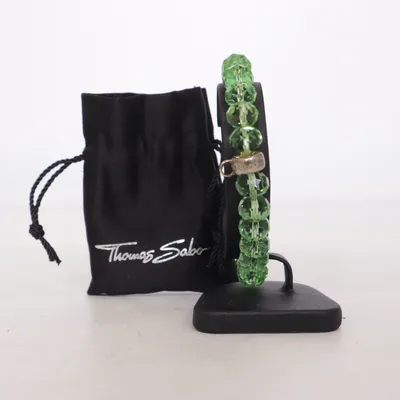 Armband (Grön, Silverfärgad) från Thomas Sabo Silver