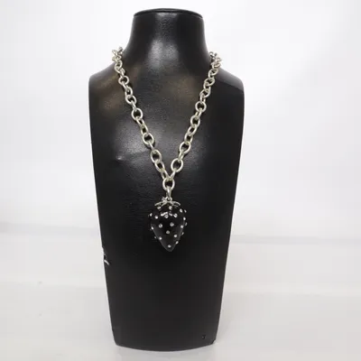 Halsband (Svart, Silverfärgad) från Diddi Okänd metall