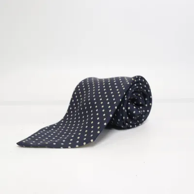Stropdas (Blauw, Wit) van Christian Dior Zijde