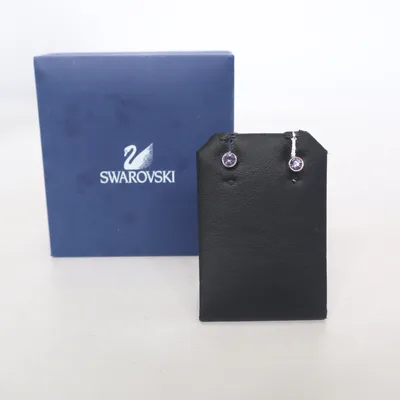 Örhängen (Silverfärgad, Lila) från Swarovski Okänd metall