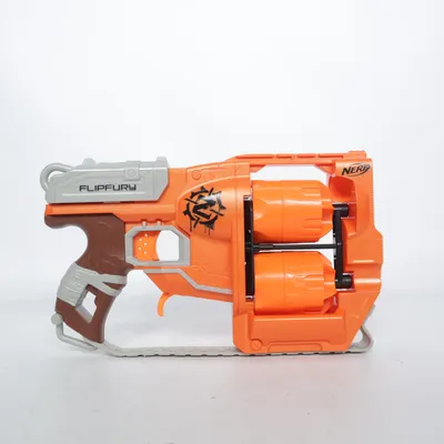 Leksaksvapen (Orange, Brun) från Nerf