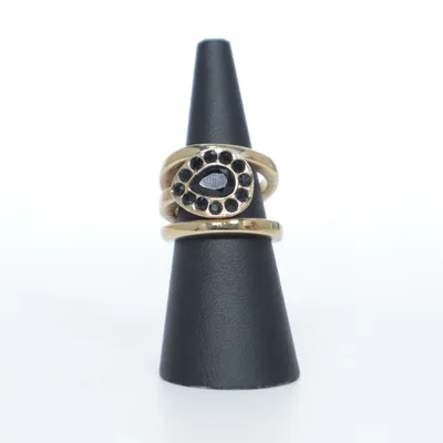 Ring (Goud, Zwart) van Dyrberg/Kern Onbekend materiaal