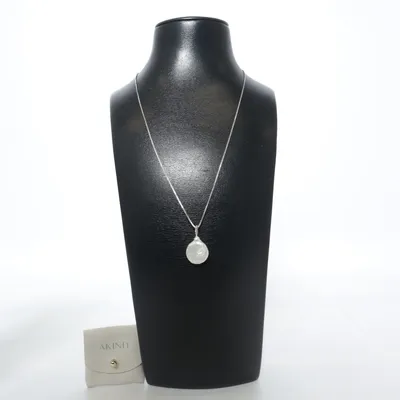 Halsband (Silverfärgad, Vit) från Akind Silver