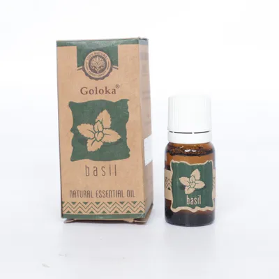 Eteriska oljor (Basil) från Goloka